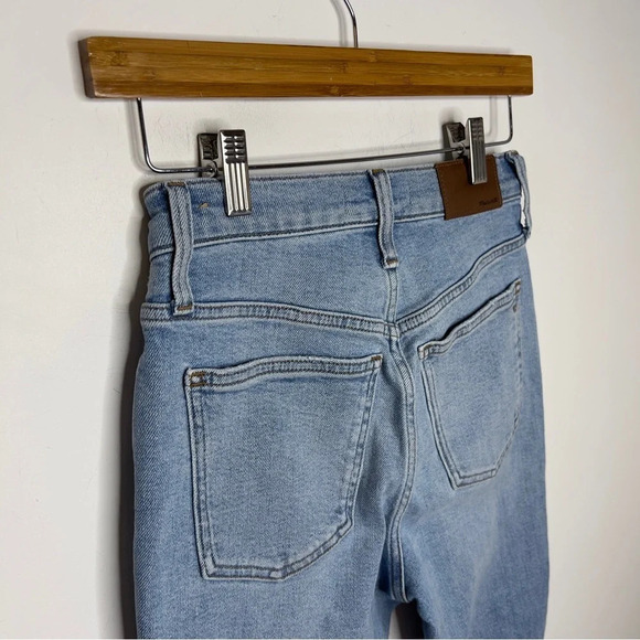 MADEWELL The Perfect Vintage Jean Raw Hem High Waisted Custom DIY Split Hem - Picture 5 of 13